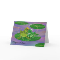 The Frog Prince Wedding card by BlueFairyDesigns The Frog Prince Wedding card