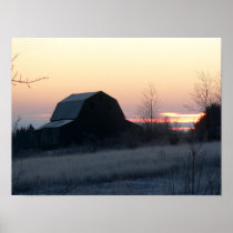 the frosty barn print