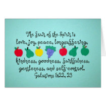 The fruit of the Spirit... Cards