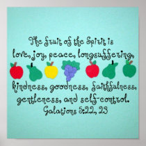 The fruit of the Spirit. Print