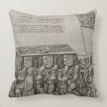 The funeral cortege of Sir Philip Sidney (1554-158 Throw Pillows