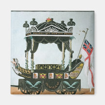 The Funeral of Lord Nelson  on 9th January 1806 Fridge Magnet