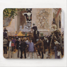 The Funeral of Victor Hugo Mouse Pads