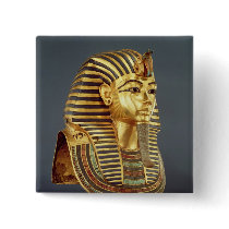 The funerary mask of Tutankhamun Pinback Buttons