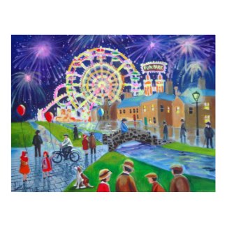 the FunFair oil painting Gordon Bruce art print