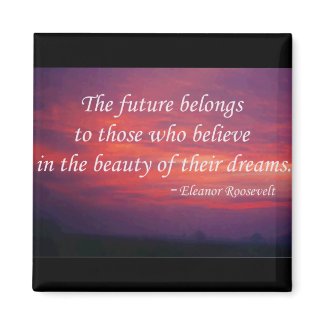 The Future Belongs... magnet