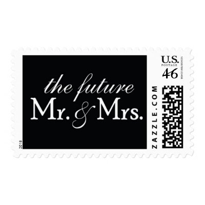The Future Mr. & Mrs. Wedding Postage