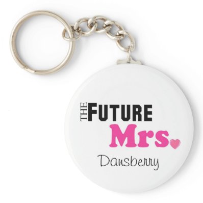 The Future Mrs. Custom Keychain