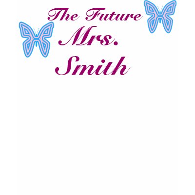 The Future Mrs. Customizable T-shirt