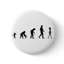 The Future of Human Evolution Pinback Button