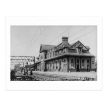The G.T.R. Railroad Depot - Louis Pesha Post Cards