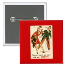 The Gal was a Knockout! Vintage Pins
