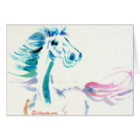 The Galloping Horse Greeting and Note Cards