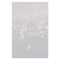 The Gambling Den " By Hogarth William Customized Stationery