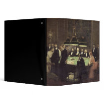 The Gaming Room at the Casino, 1889 3 Ring Binders