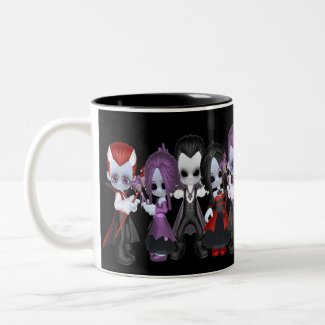 The Gang Little Gothics mug