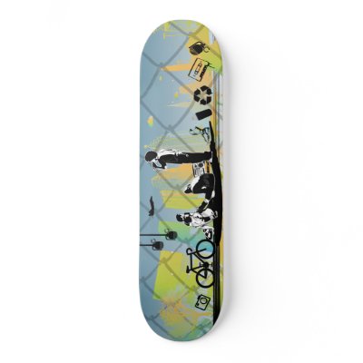 The Gang Skateboard by taratel
