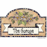"The Garage" - Decorative Sign photo sculptures