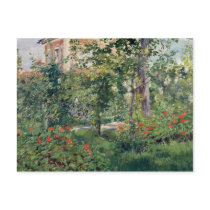The Garden at Bellevue, 1880 Post Card