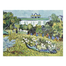 The Garden Daubigny By Vincent Van Gogh Personalized Announcements