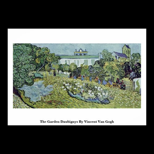 The Garden Daubignys By Vincent Van Gogh Print