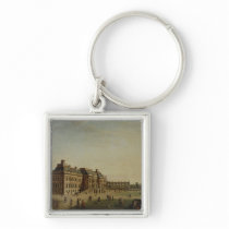 The garden front of the town castle, 1773 keychain
