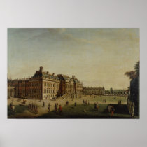 The garden front of the town castle, 1773 poster