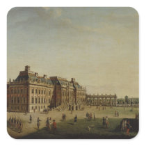 The garden front of the town castle, 1773 sticker