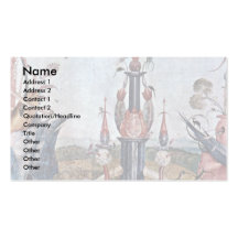 The Garden Of Earthly Delights: By Hieronymus Business Card Templates