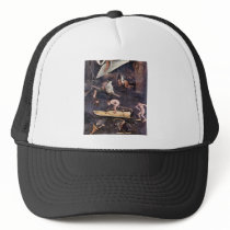 The Garden Of Earthly Right Wing By Hieronymus Trucker Hat