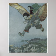 The Garden of Paradise, Edmund Dulac Posters