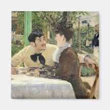 The Garden of Pere Lathuille, 1879 Fridge Magnet