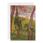 The Garden of Saint-Paul Hospital by van Gogh Custom Invites