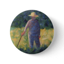 The Gardener - Georges Seurat Pin