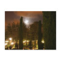 The gardens at Bahjí at night postcards by magic373 The gardens at Bahjí at night postcards