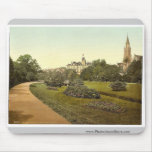 The Gardens III, Bournemouth, England vintage Phot mousepads