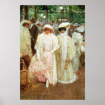 The Gardens of Paris Print