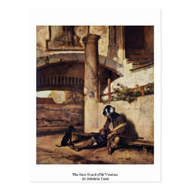 The Gate Guard (Old Version) By Fabritius Carel Postcards