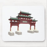 The Gate of  West Lake Huizhou: 3D Model: Mouse Mats