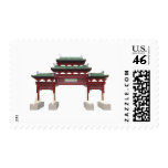 The Gate of  West Lake Huizhou: 3D Model: postage