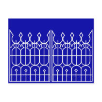 The Gate to Hedensted Churchyard Post Cards