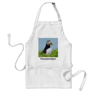 The Gatherer Puffin apron