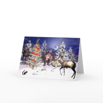 The Gathering Greeting Card by Fantasysavers