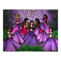 The Gathering Women Art Canvas Print
