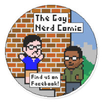 The Gay Nerd Comic stickers