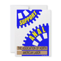 The Gears of Industry Grind the Worker Up! invitations by Laborers The Gears of Industry Grind the Worker Up! invitations