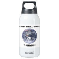 The Geek Shall Inherit The Earth Blue Marble Earth 10 Oz Insulated SIGG Thermos Water Bottle