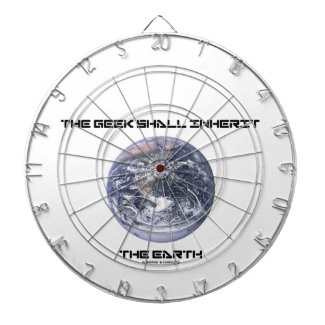 The Geek Shall Inherit The Earth Blue Marble Earth Dartboards