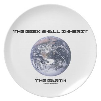 The Geek Shall Inherit The Earth Blue Marble Earth Plates