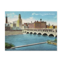 The Genesee River & Aqueduct  Postcard